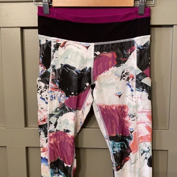 Lululemon Speed Tight III Full-On Luxtreme Pigment Wave Multi / Black / Plum 4 - Picture 3 of 12
